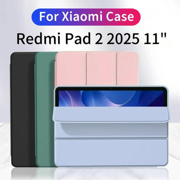 Capa Smart Magnética para Xiaomi Redmi Pad 2 11” (2025) – Stand Auto Wake, Proteção Total, Tablet Case