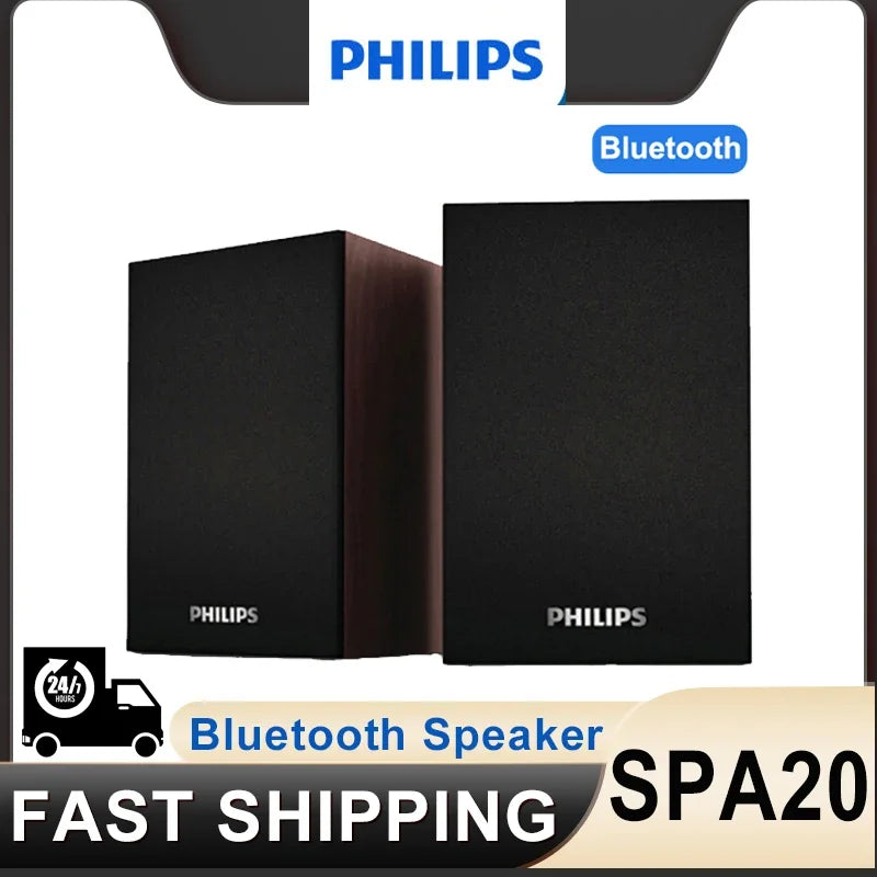 Philips SPA20 Caixa de Som Bluetooth 360° Surround para PC e MacBook