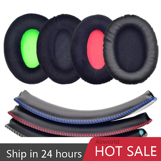 Almofadas de Reposição para Headset HyperX Cloud / Cloud II / Alpha / Stinger / Flight – Earpads em Espuma Memory Foam Premium