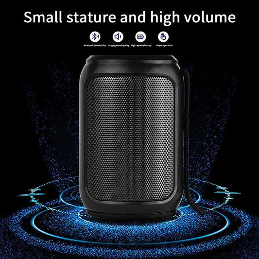 Mini Caixa de Som Bluetooth A3 Portátil – Speaker Compacto 5W com Graves Reforçados (Ideal para Casa e Viagem)