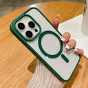 Capa Premium Antichoque Magsafe para iPhone 17 16 Plus 15 14 13 12 11 Pro Max XR 17Air – Bumper Magnético Transparente