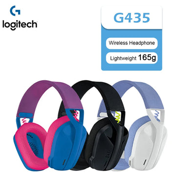 Headset Gamer Logitech G435 LIGHTSPEED Wireless – Bluetooth + USB 2.4GHz, Microfone Embutido, PC PS4 PS5