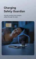 Baseus Carregador USB 30W com 3 Portas – USB-C PD + QC3.0 para iPhone, Samsung e Xiaomi