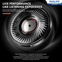 Headphone Philips SHP9500 Hi-Fi Over-Ear Com Fio – Drivers 50mm, Som Monitor Profissional, Cabo Destacável, PC, Música e Games