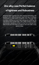 Smartwatch Tático Militar 2025 – Bateria de Longa Duração (400mAh), Lanterna LED e Chamadas Bluetooth