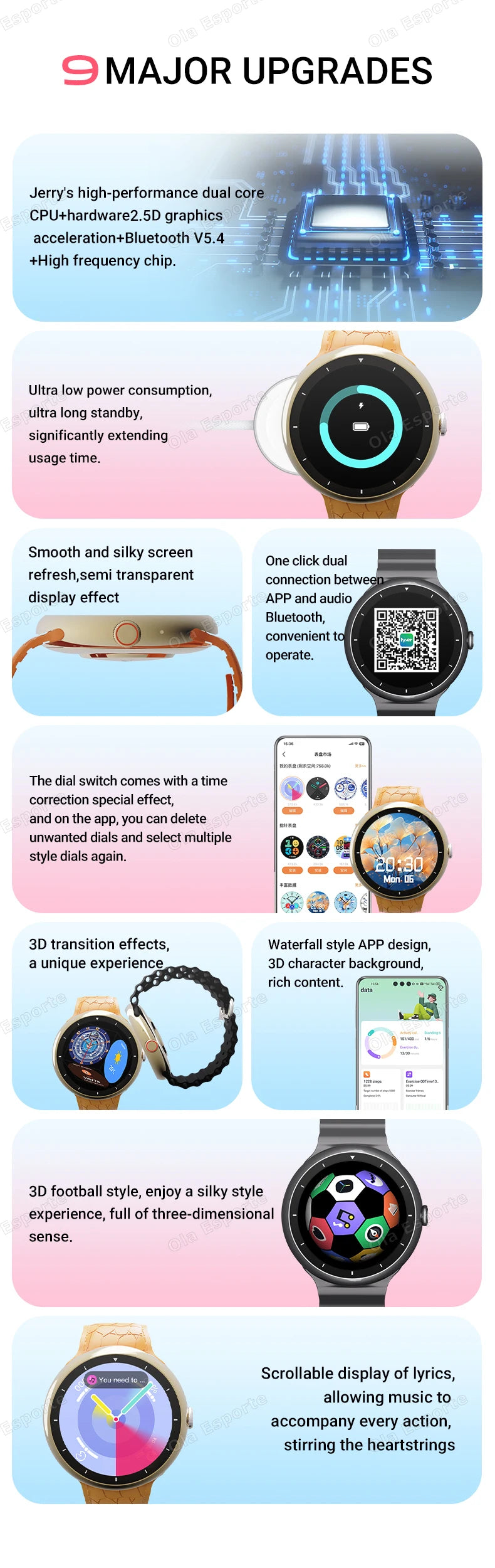 Smartwatch 7 em 1 Ultra Series – Kit com 7 Pulseiras, Tela HD 1.52", Chamadas Bluetooth e Carregamento Sem Fio (Android/iOS)