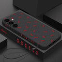 Capa Magnética Little Cherry para Samsung Galaxy S25 FE / S25 / S24 / S23 / S22 Ultra Plus – Soft Case com Alça e Carregamento Magsafe