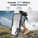 Capa 360° Antichoque e Antiqueda Transparente para Samsung Galaxy A16 A15 A14 A13 A06 A05S A04S – Full Coverage