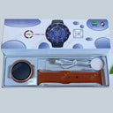 Smartwatch 7 em 1 Ultra Series – Kit com 7 Pulseiras, Tela HD 1.52", Chamadas Bluetooth e Carregamento Sem Fio (Android/iOS)