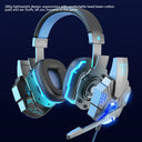 Headset Gamer Profissional Com Fio QearFun – Som Stereo Surround, Microfone com Redução de Ruído, LED RGB, Compatível com PC, PS4, PS5 e Xbox