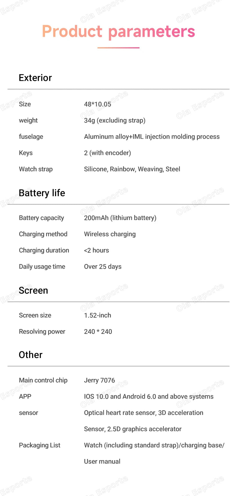 Smartwatch 7 em 1 Ultra Series – Kit com 7 Pulseiras, Tela HD 1.52", Chamadas Bluetooth e Carregamento Sem Fio (Android/iOS)