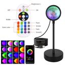 Luminária Smart Sunset Lamp RGB – Controle via App e Remoto (Efeito Pôr do Sol para Fotos, Vídeos e Decor)