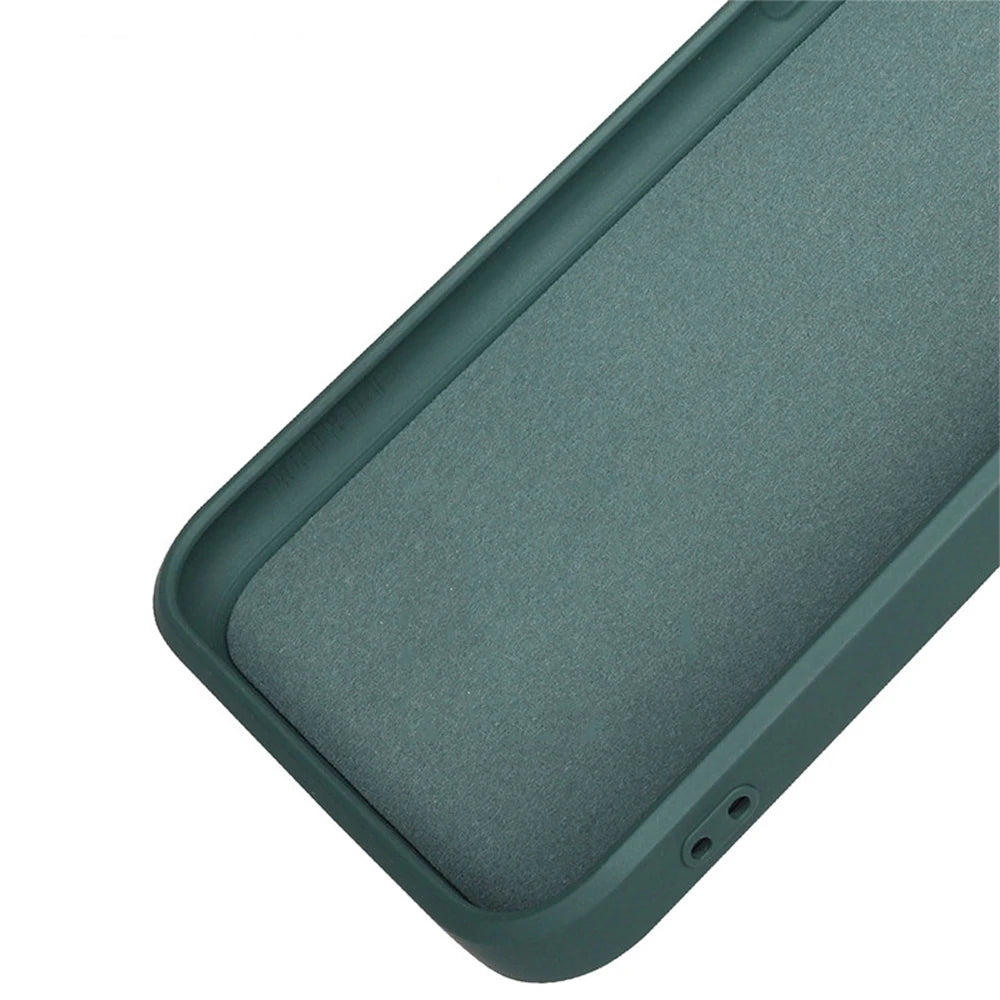 Capa Silicone Líquido Premium para Xiaomi Redmi Note 5 6 7 8 9 10 Pro – Case Fosca Antichoque Antiderrapante